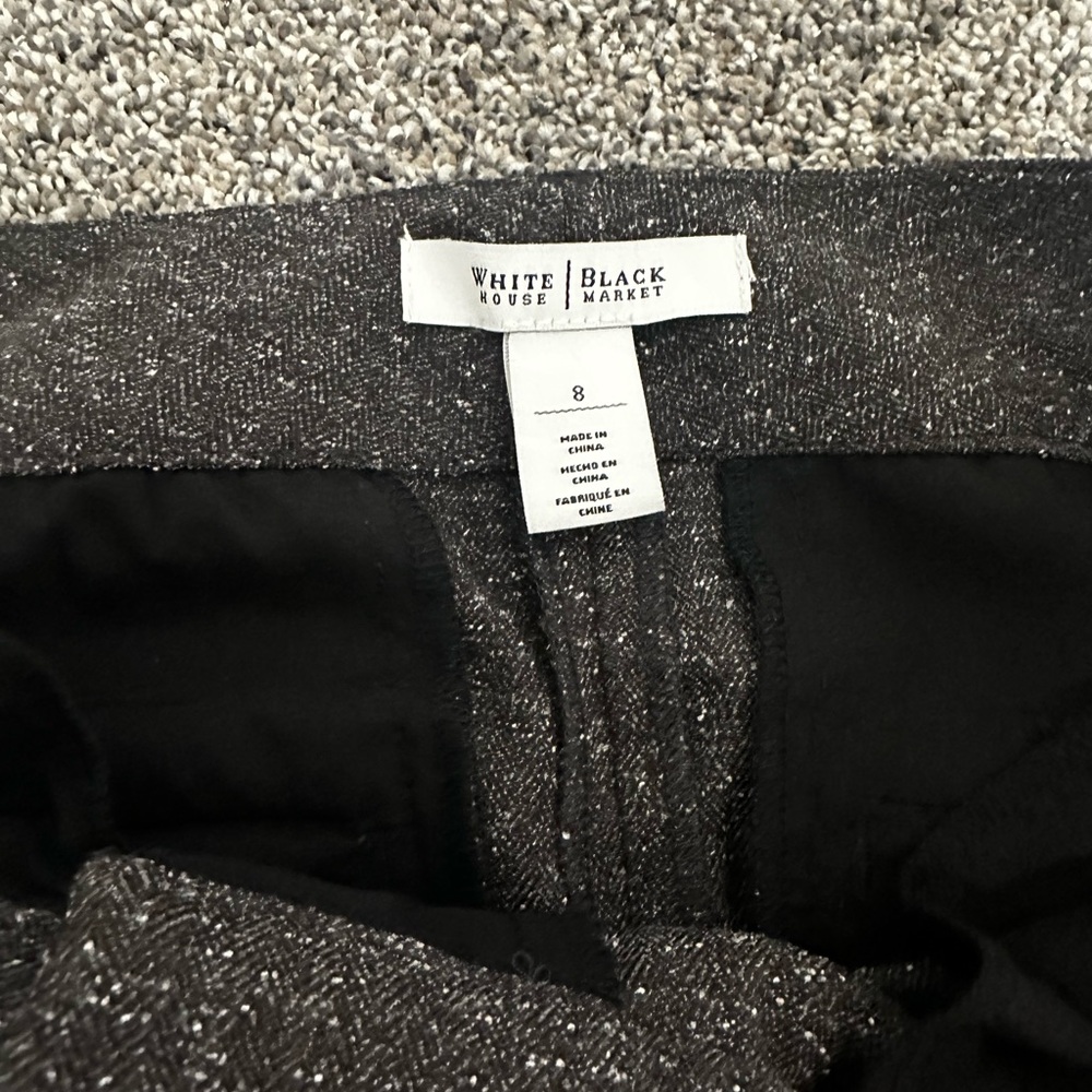 White House Black Market size 8 straight leg dress pants.